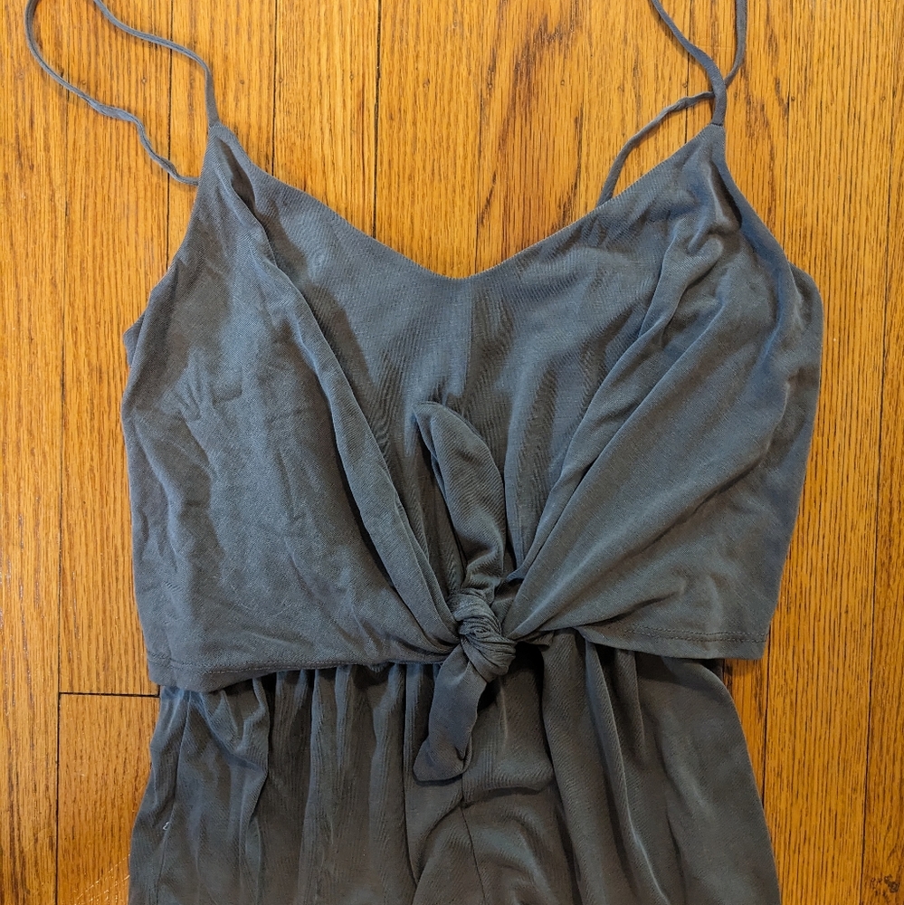 Lush Gray Jumpsuit